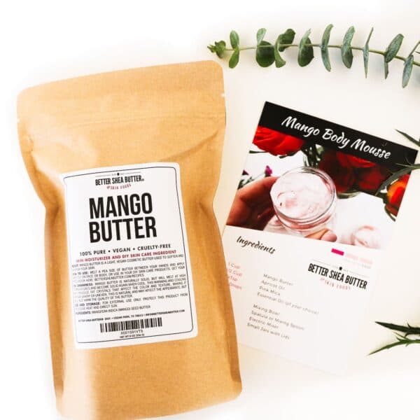 Unrefined Mango Butter Body Mousse DIY Kit